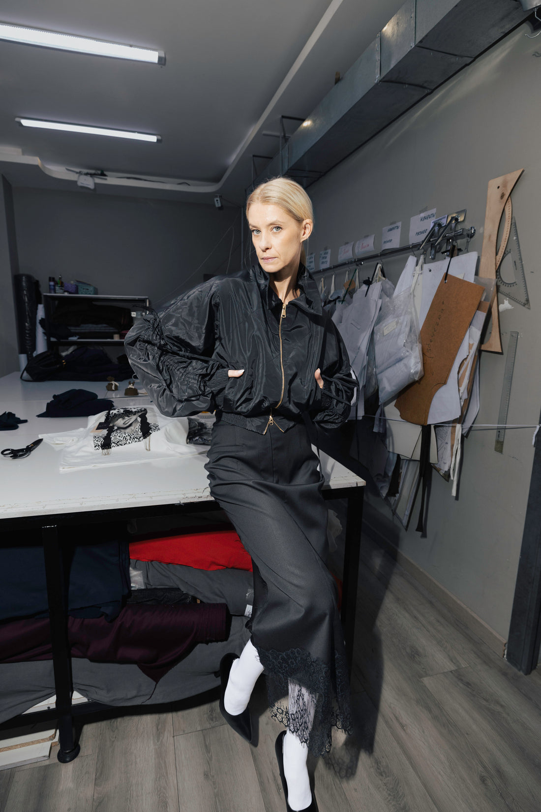 Bomber Jacket. Diva wears Dulat Archive